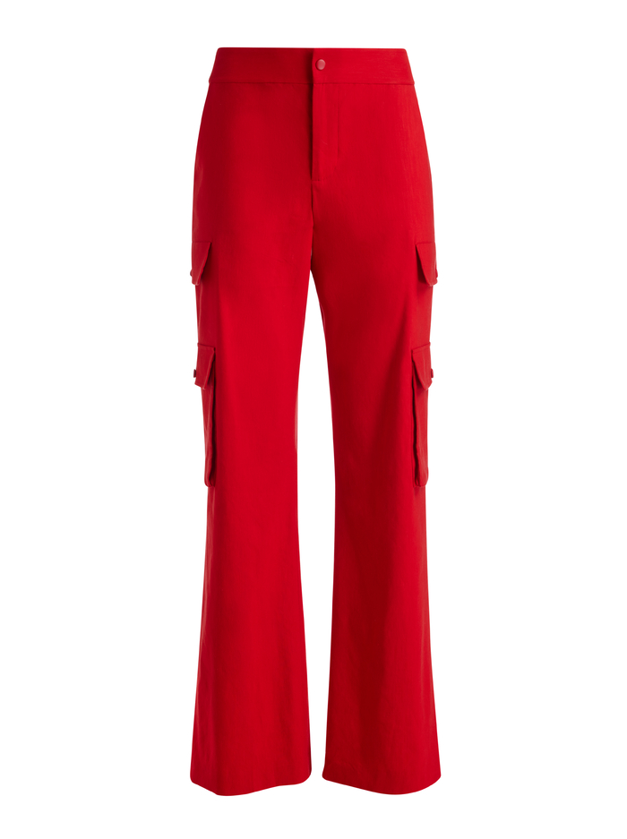 HAYES WIDE LEG CARGO PANT - CINNAMON image 5 - Alice And Olivia
