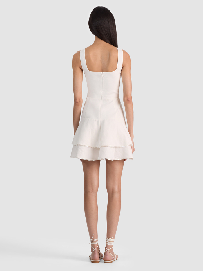 MIRIAM SWEETHEART MINI DRESS - OFF WHITE image 2 - ALICE + OLIVIA