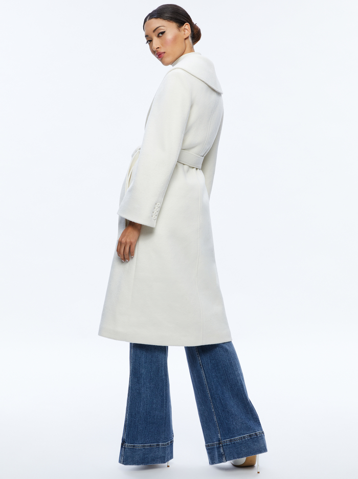 MARCELENE MIDI COAT - ECRU image 1 - Alice And Olivia
