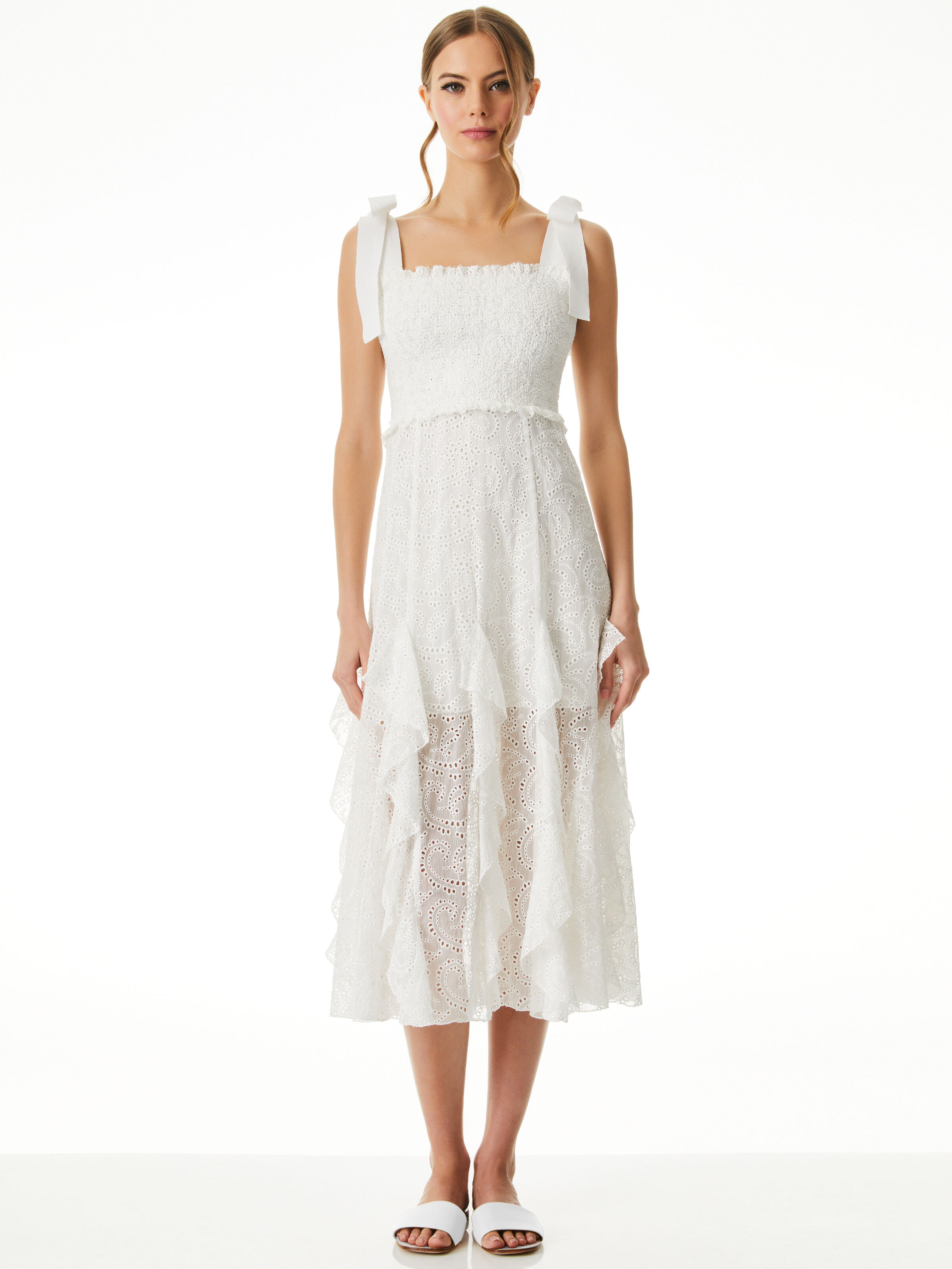 Alice and olivia white lace dress shop