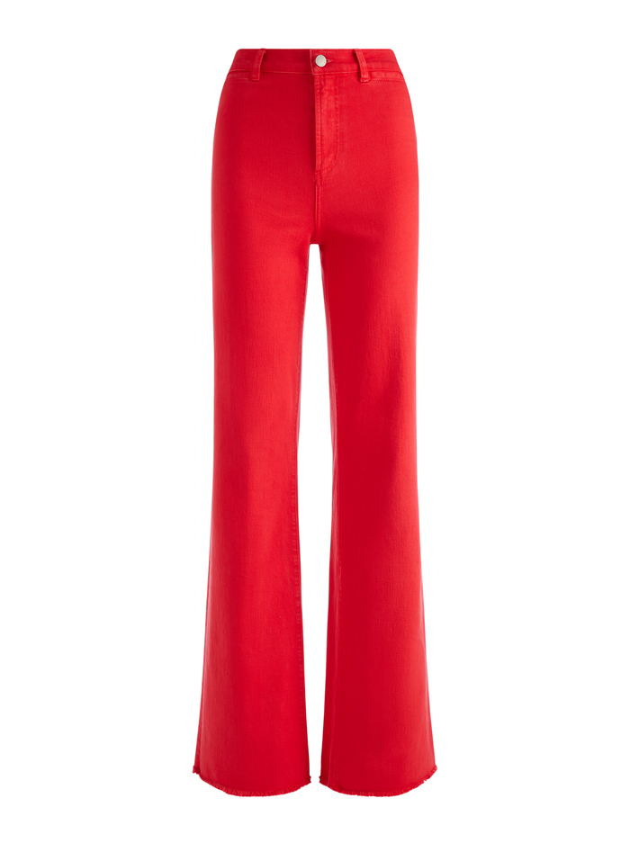 GORGEOUS COIN POCKET JEAN - BRIGHT POPPY image 4 - Alice And Olivia