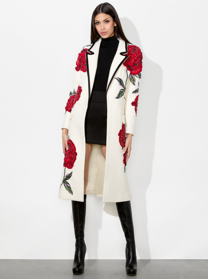 IVAN EMBELLISHED COAT - LE PARISIEN image 5 - Alice And Olivia