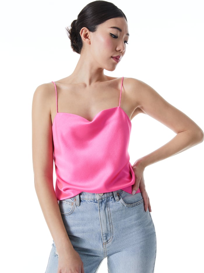 HARMON SLIP TANK - FRENCH ROSE - Alice And Olivia