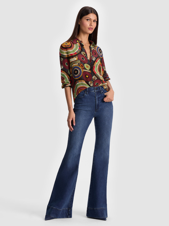 HANDS OF TIME-WILLA SILK BLOUSE