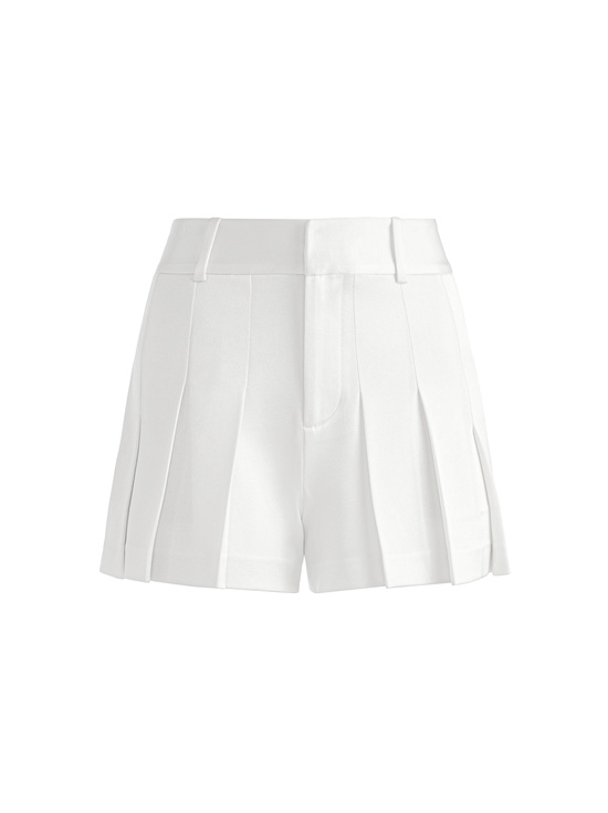OFF WHITE-SIMON PLEATED SHORT