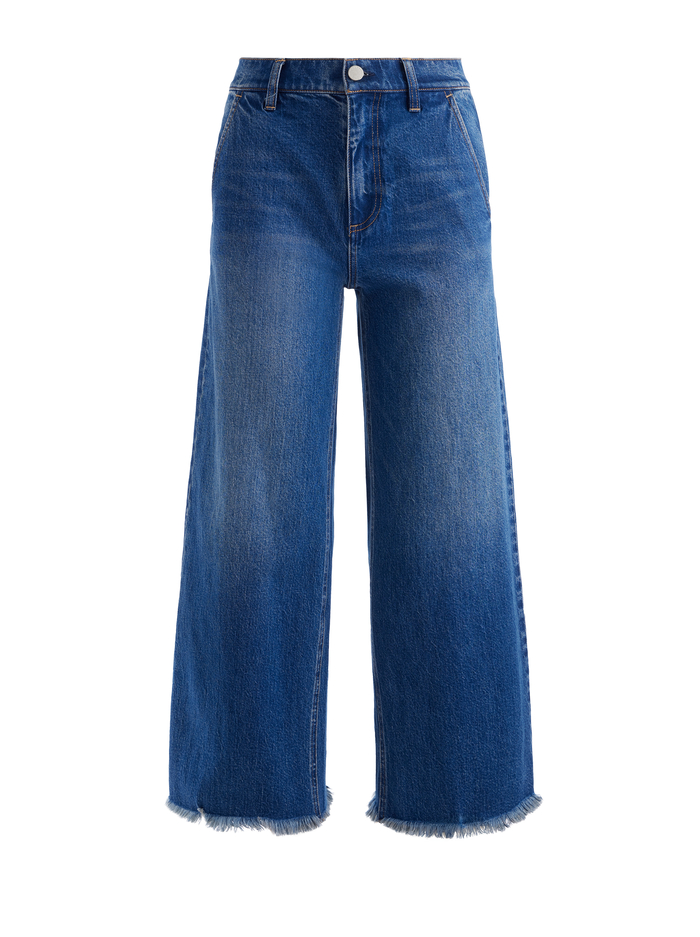 EMORY CROPPED JEAN - LOLA BLUE image 6 - Alice And Olivia