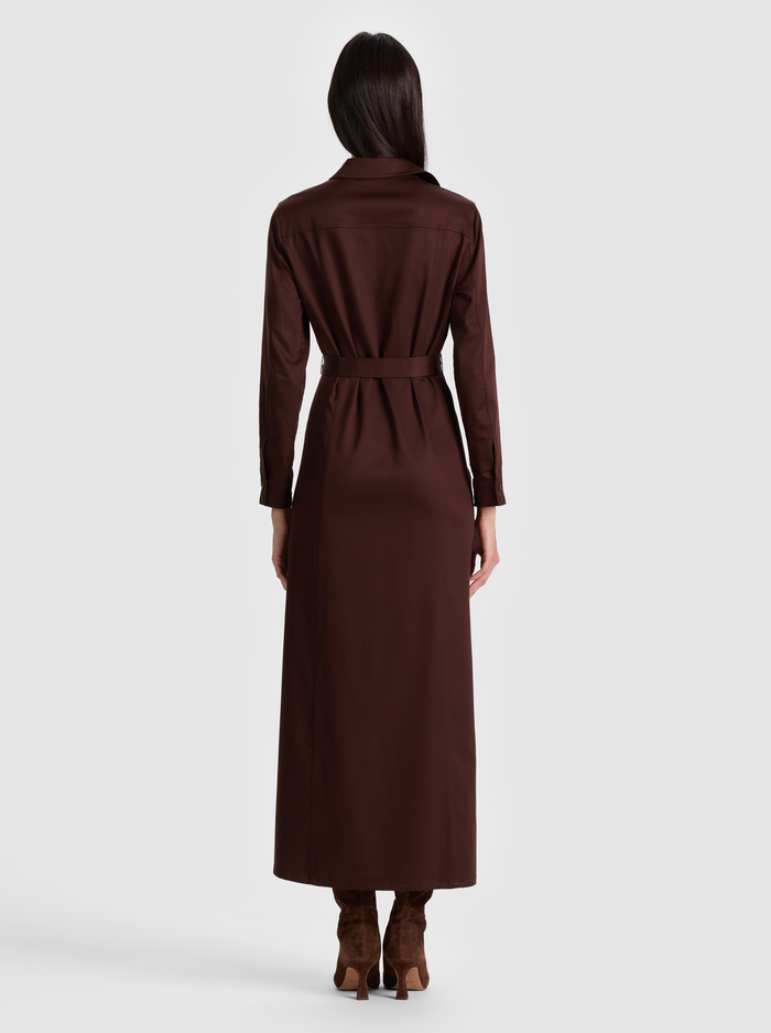 CHASSIDY MAXI DRESS - DARK CHOCOLATE image 2 - Alice And Olivia