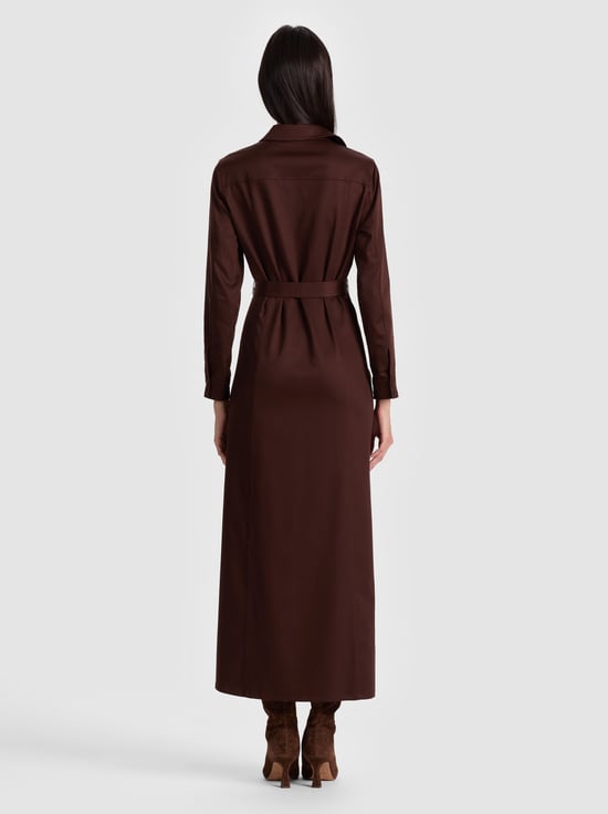 DARK CHOCOLATE-CHASSIDY MAXI DRESS