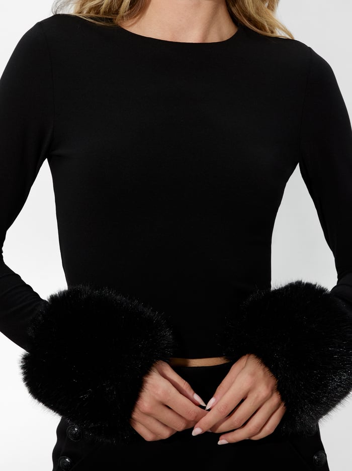 DELAINA TOP - BLACK image 3 - Alice And Olivia