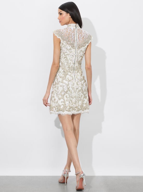 OFF WHITE-PRIA MINI GOWN