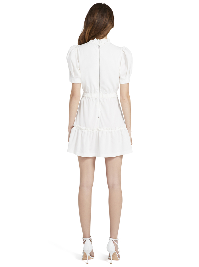 VIDA PUFF SLEEVE MINI DRESS - WHITE image 1 - Alice And Olivia