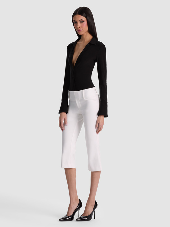 OFF WHITE-KAI LOW RISE CAPRI