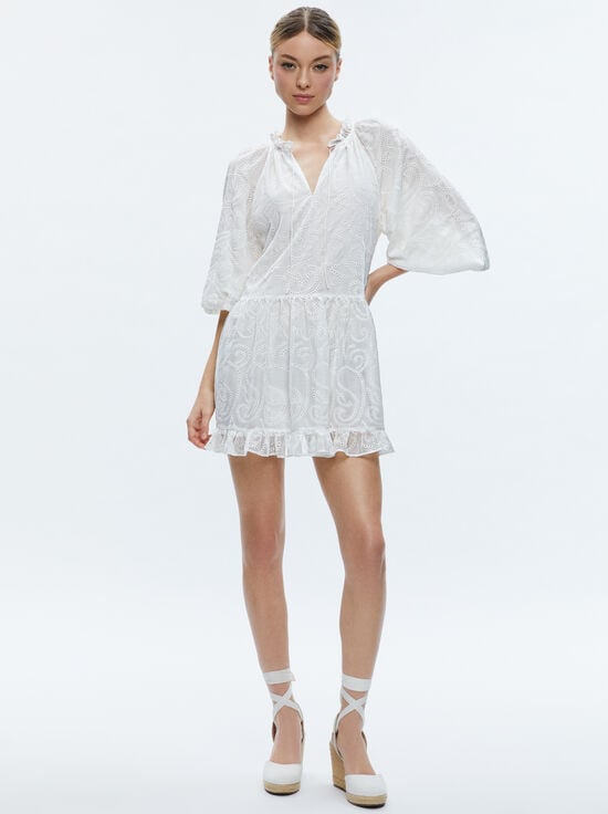 SHERRIE GATHERED TUNIC DRESS