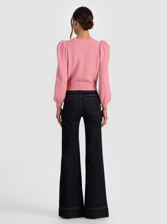 DORIS POINTELLE PULLOVER - ROSE TEA image 2 - Alice And Olivia