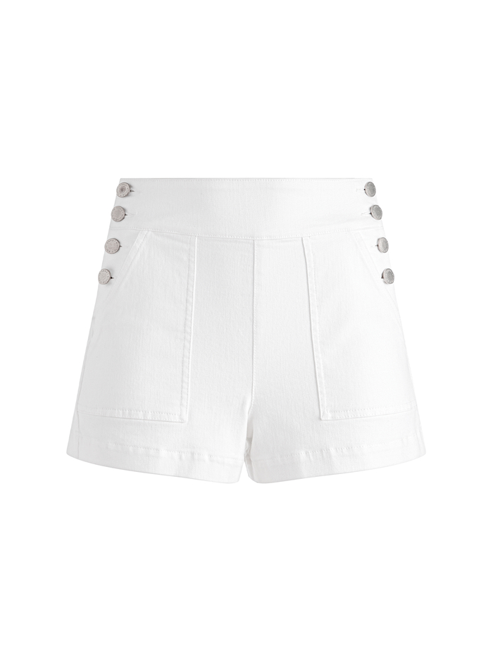 DONALD JEAN SHORT - WHITE image 5 - Alice And Olivia