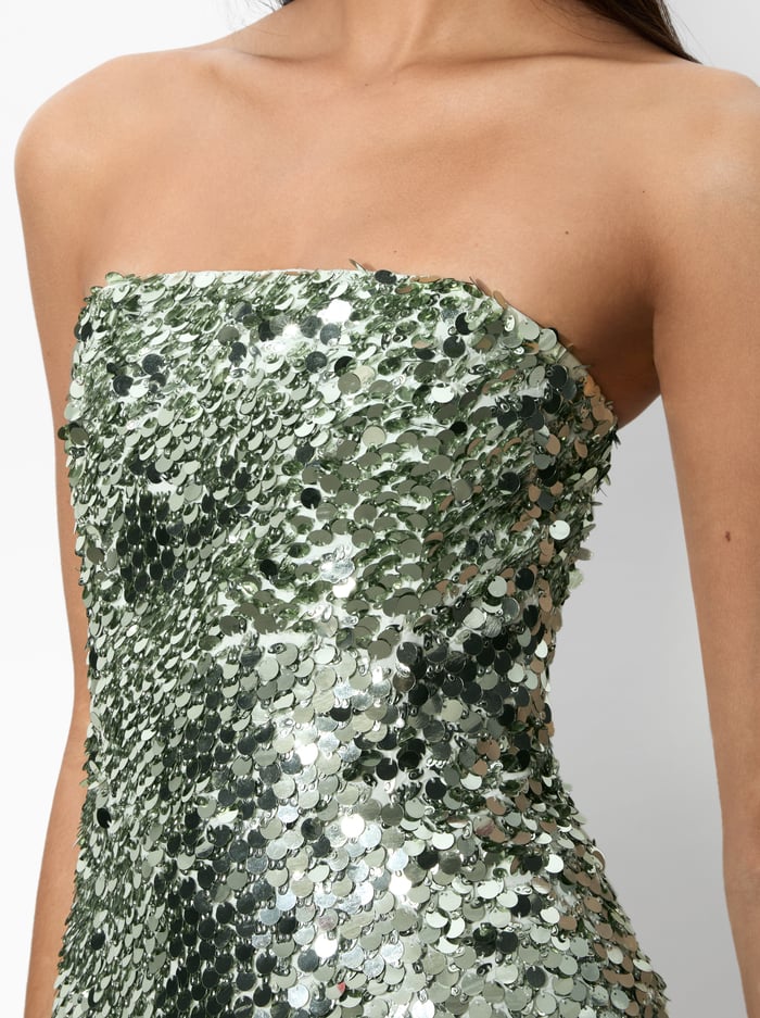 VELIA MINI DRESS - SEA SPRAY image 1 - Alice And Olivia