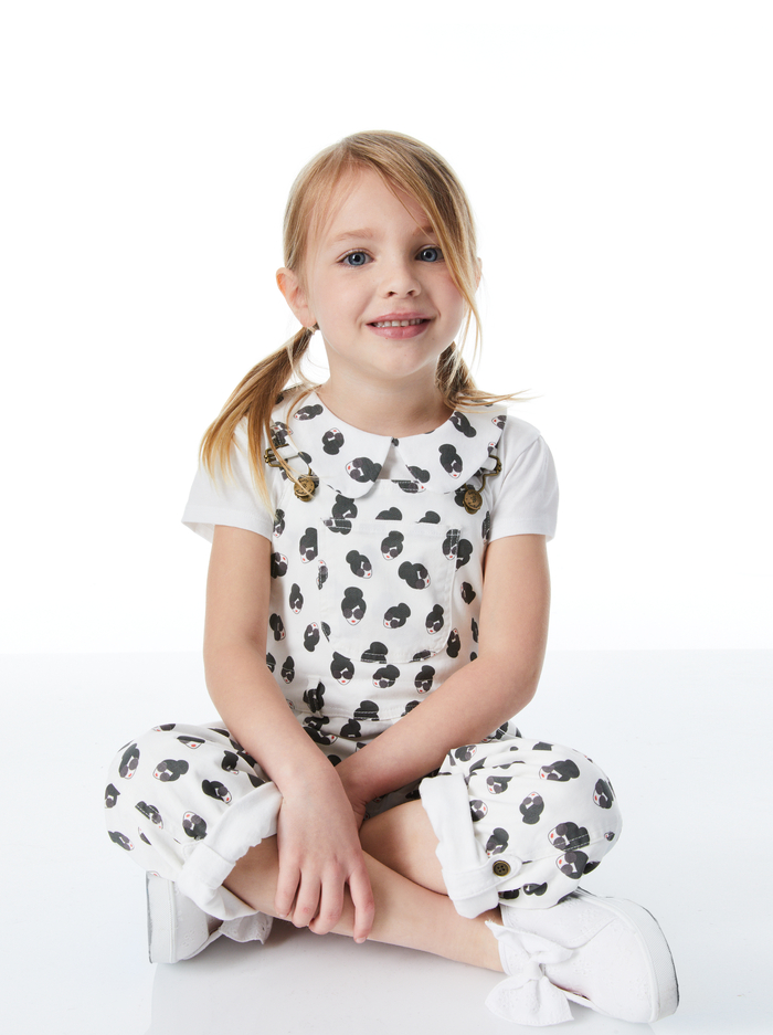 A+O x DOTTY DUNGAREES OVERALLS - STACE FACE image 3 - Alice And Olivia