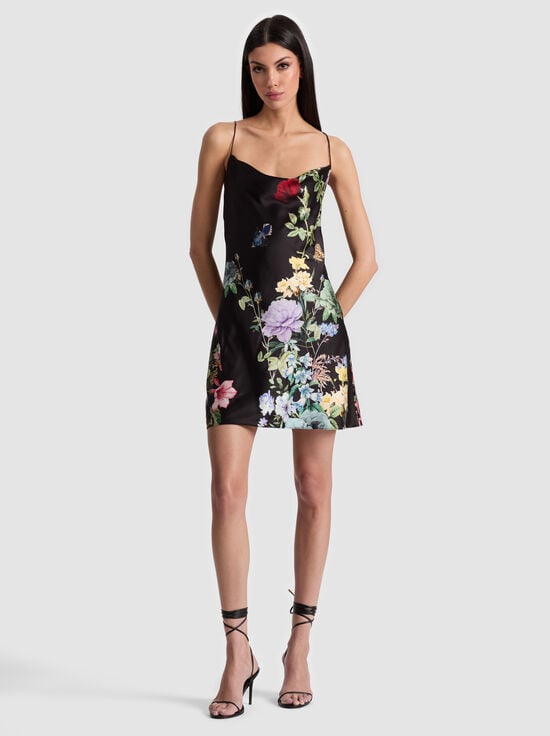 HARMONY COWL BACK SLIP DRESS