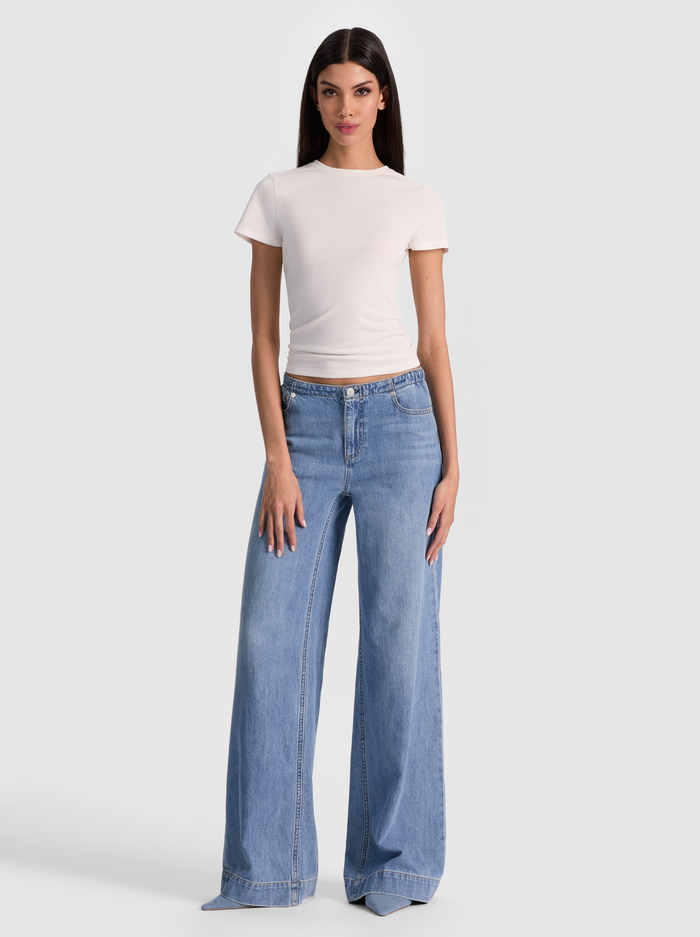 TESS BABY TEE - OFF WHITE image 1 - Alice And Olivia