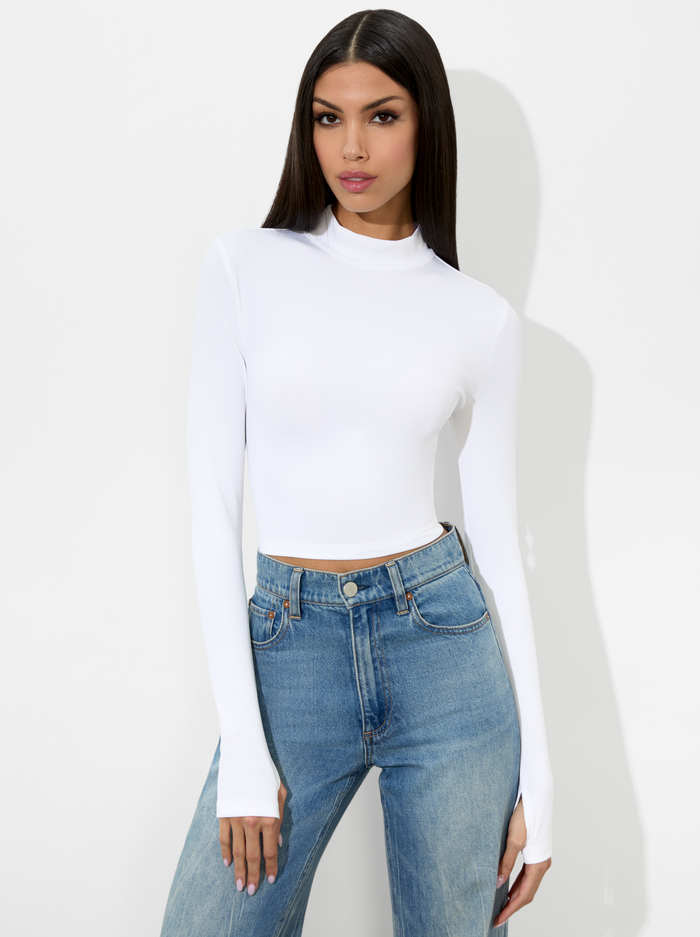 DELAINA REVERSIBLE TOP - OFF WHITE - Alice And Olivia
