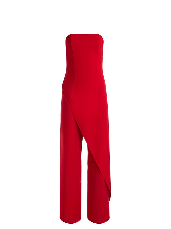 ALONDRA JUMPSUIT - BRIGHT RUBY image 5 - Alice And Olivia
