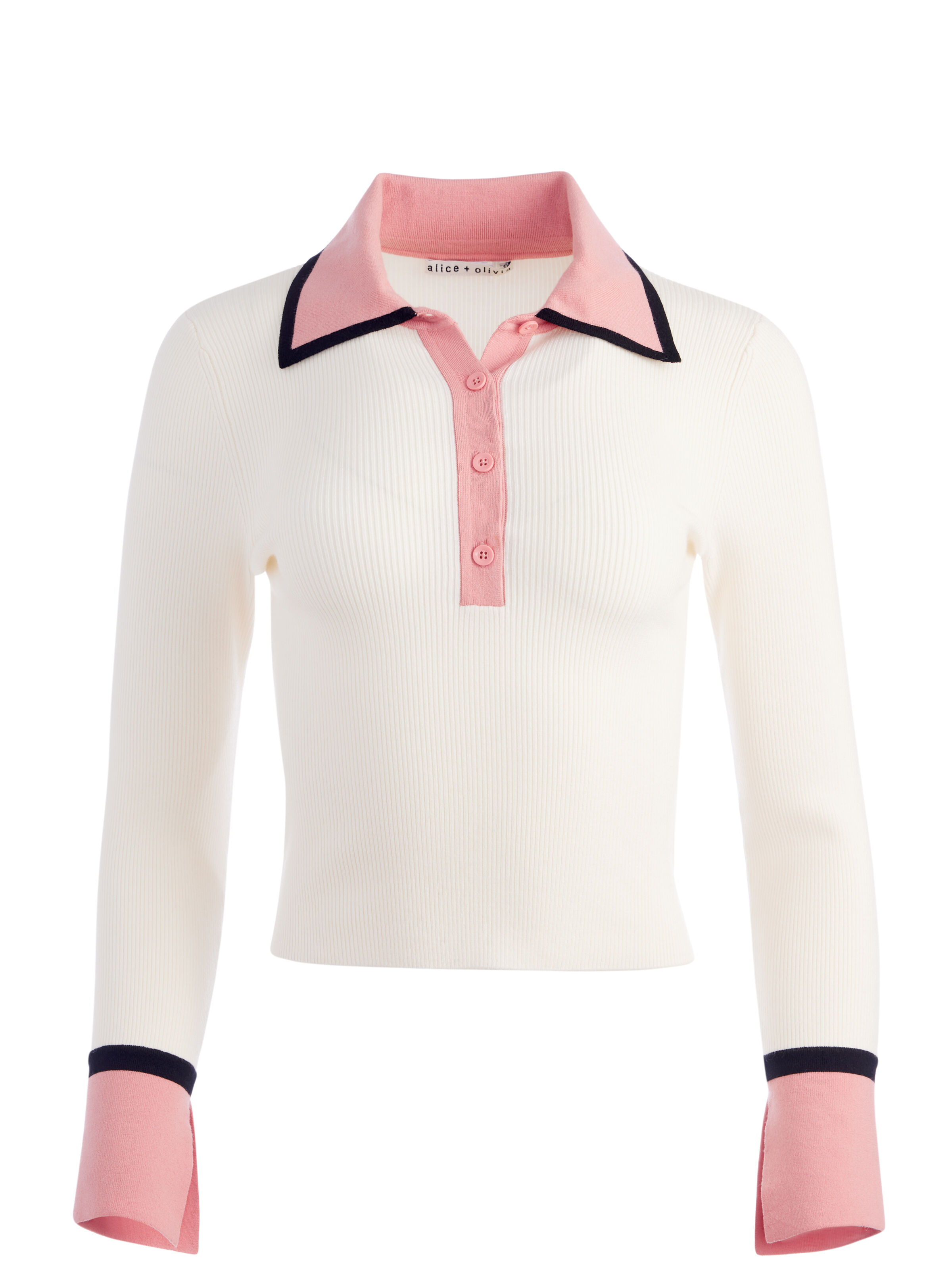 ニット/セーター cristaseya Ribbed Polo Alpaca クリスタセヤ WASHI RIBBED 1 YARN POLO SWEATER トップス