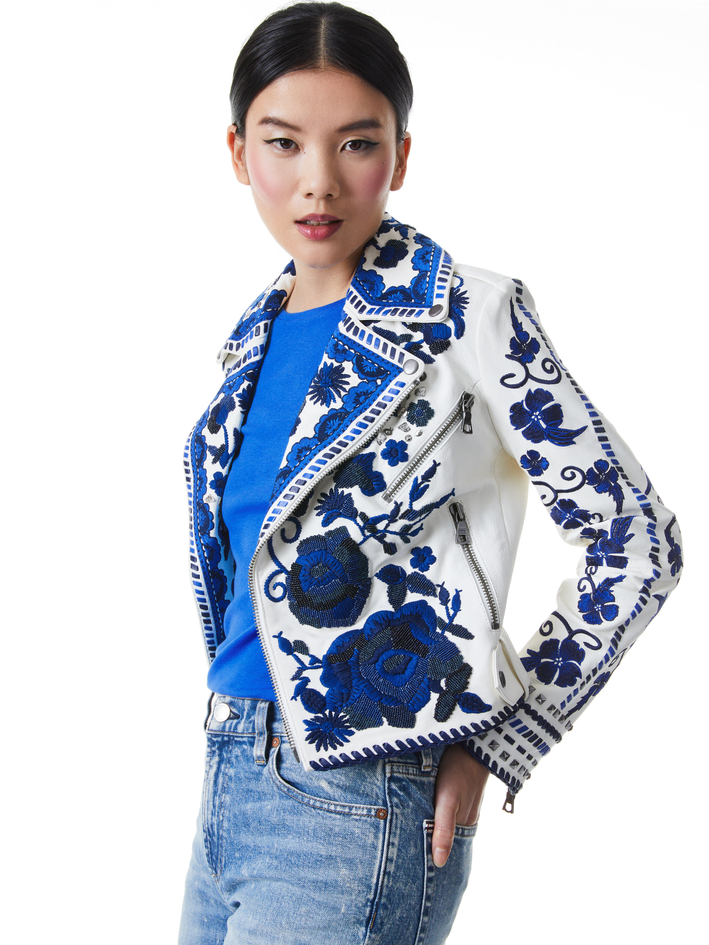 Alice and olivia beaded jacket 2025