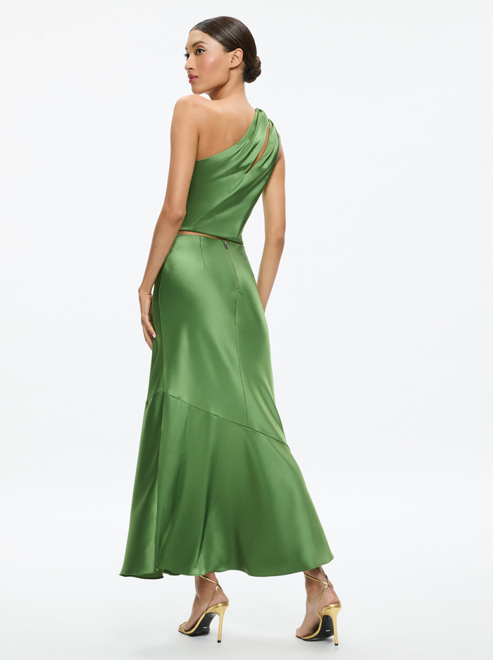 TERESE SLIP SKIRT - AVOCADO image 2 - Alice And Olivia