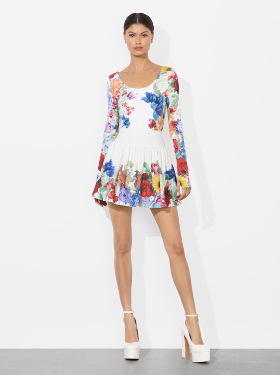 GARDEN BRUNCH OFF WHITE-ELLA MINI SKIRT