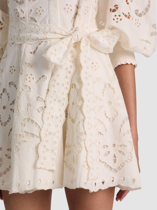 OFF WHITE-LUCY MINI SHIRT DRESS