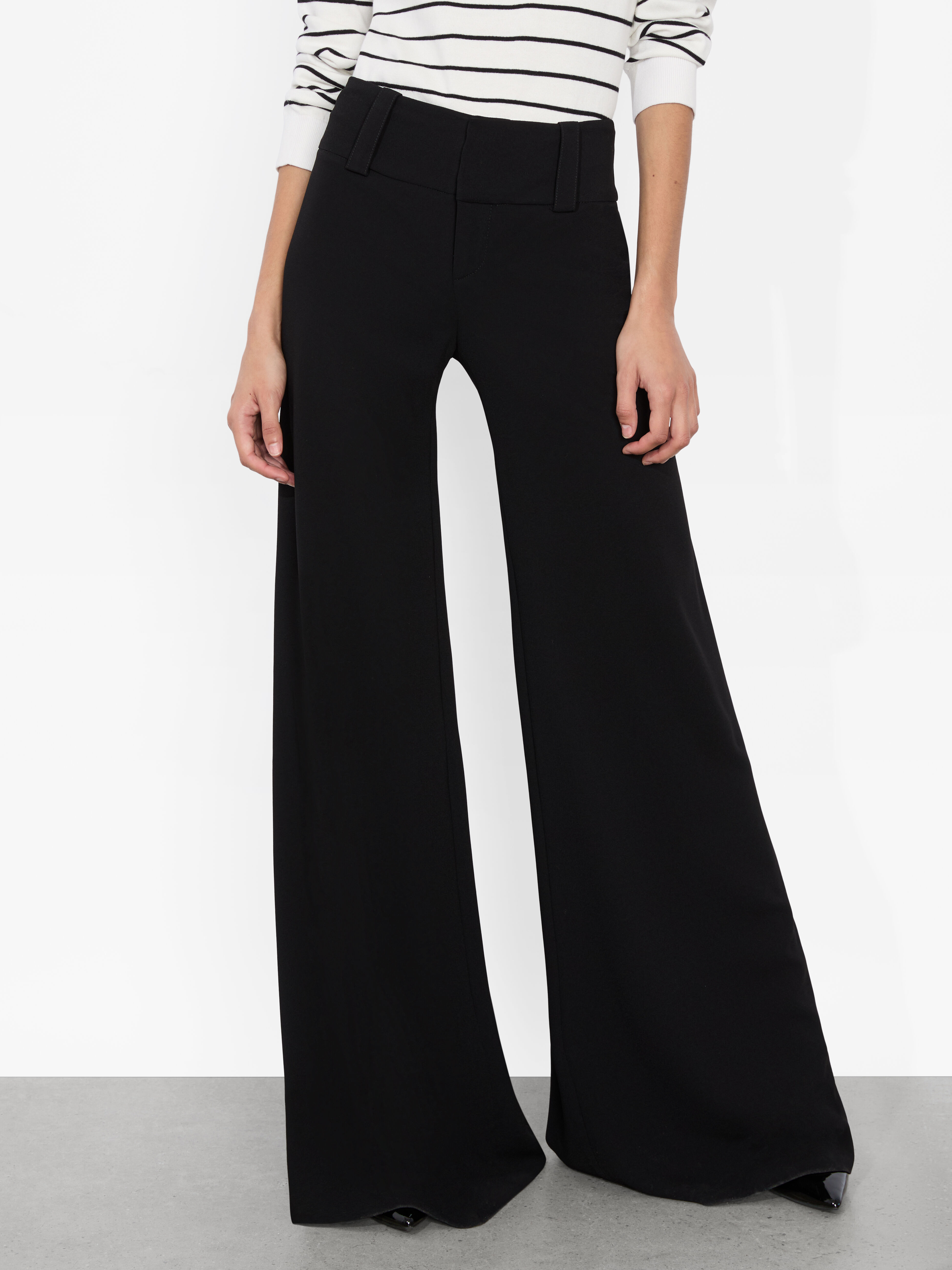 Olivia Pant In Black | Alice + Olivia