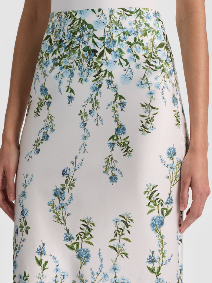 MAEVE SLIP SKIRT - FRESH AIR CAROLINA BLUE image 3 - ALICE + OLIVIA