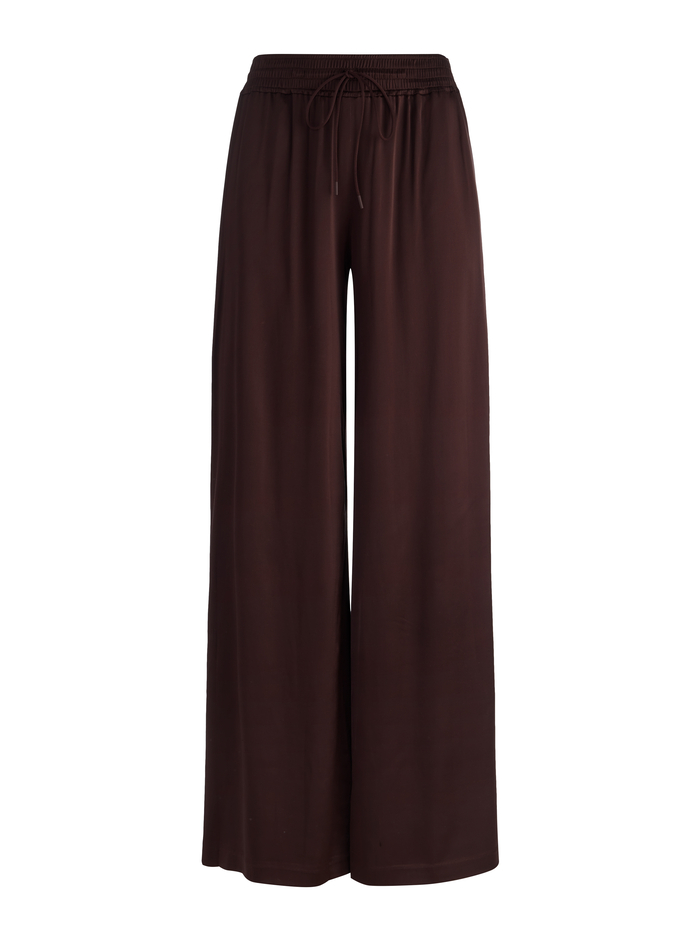 KENLEY PALAZZO PANT - DARK CHOCOLATE image 5 - ALICE + OLIVIA