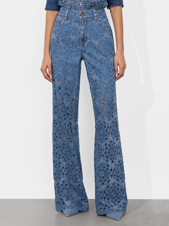 AVERY BLUE-WEEZY LASERCUT JEAN