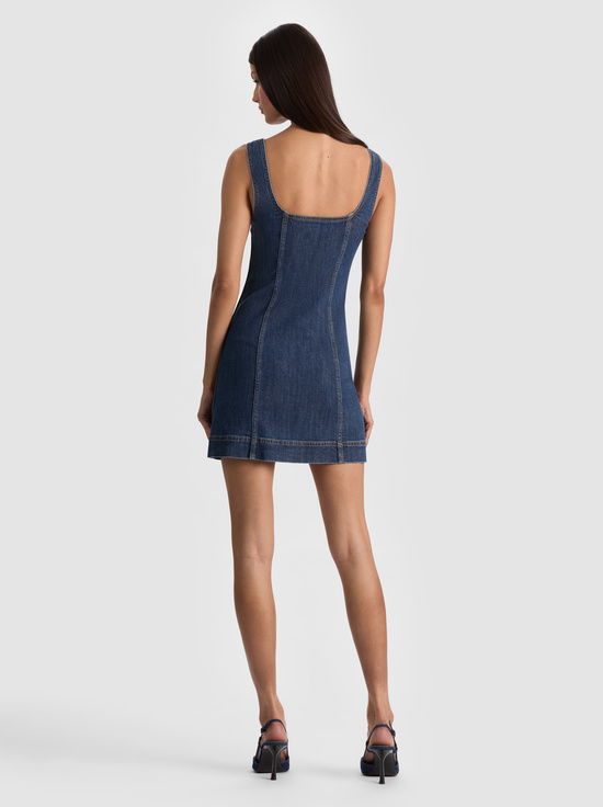 DANICA DARK INDIGO-BEA DENIM MINI DRESS
