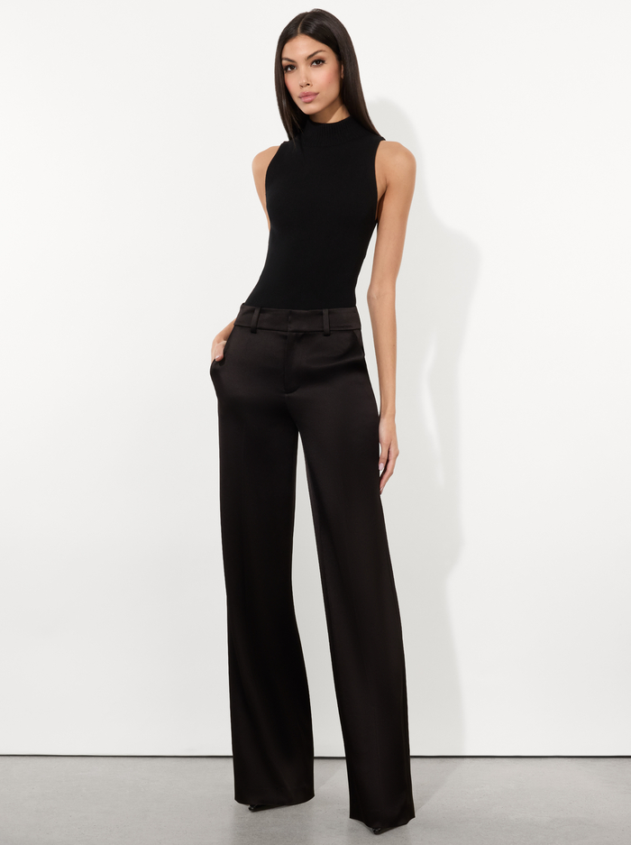 KEATON TROUSER - BLACK image 1 - Alice And Olivia
