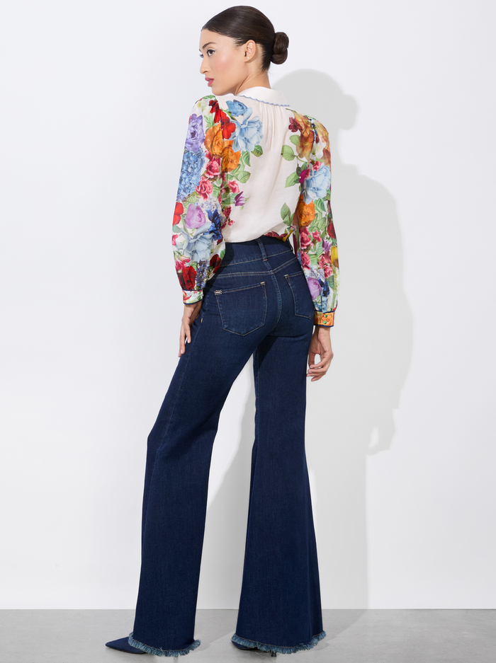 ROANNE BUTTON DOWN - GARDEN BRUNCH OFF WHITE image 2 - Alice And Olivia