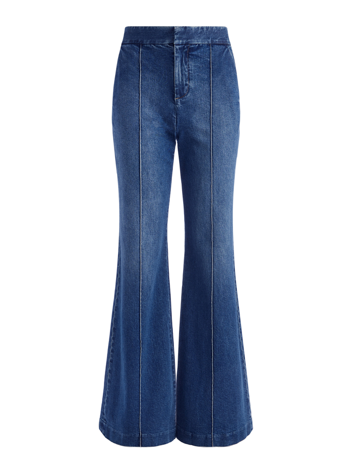 Dylan High Waisted Wide Leg Jean In Love Train | Alice And Olivia