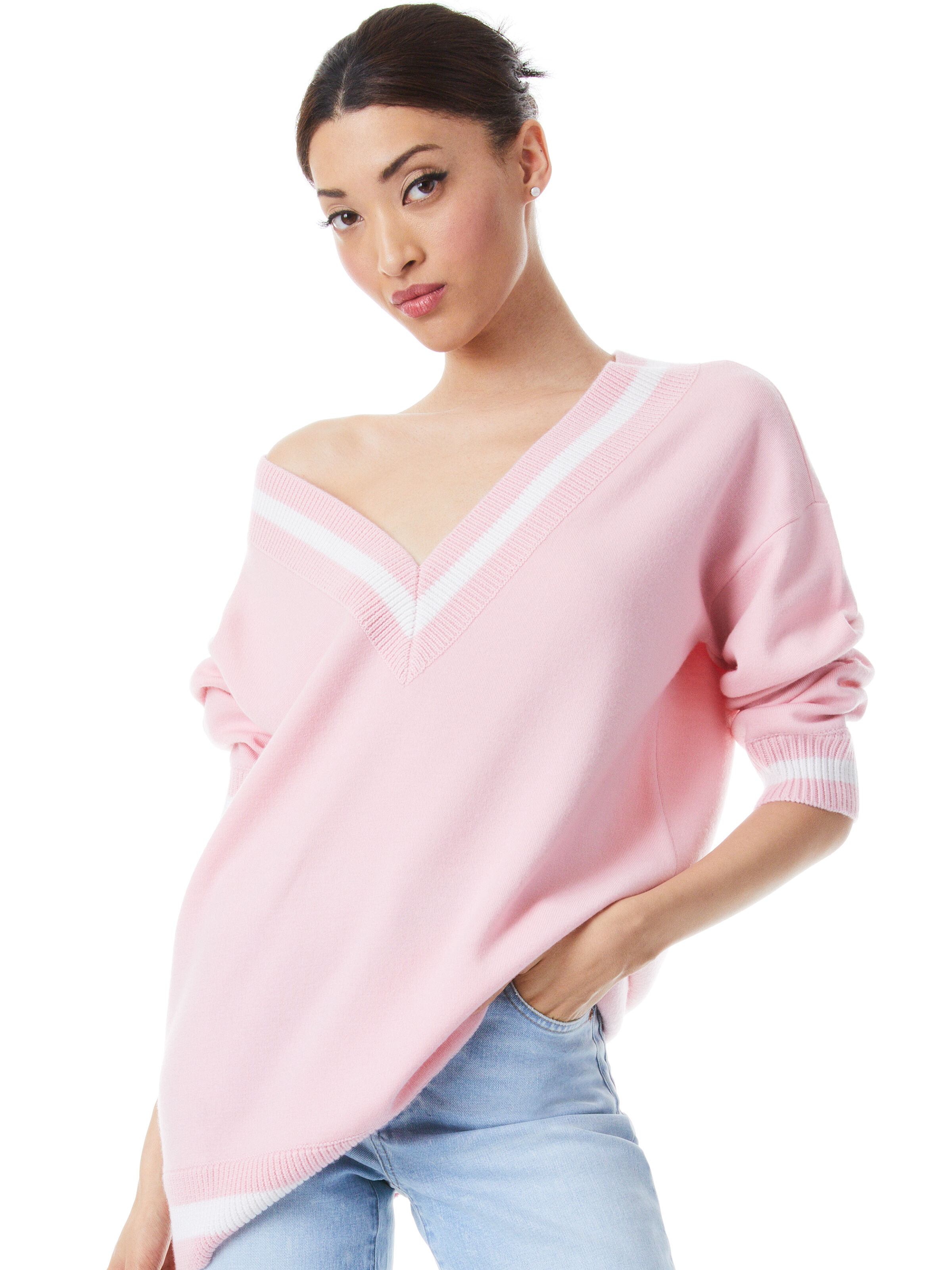 Alice and cheap olivia striped sweater
