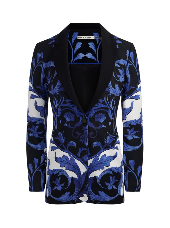 BREANN PRINTED BLAZER - REGAL RETREAT image 5 - Alice And Olivia