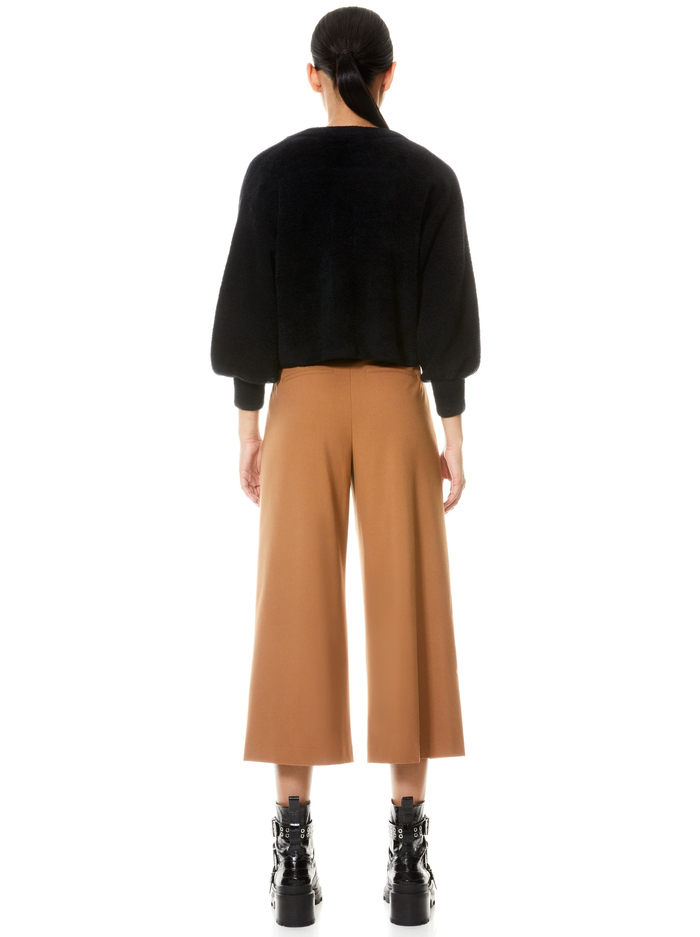 ADELINA BELTED PANT - CAMEL image 1 - ALICE + OLIVIA