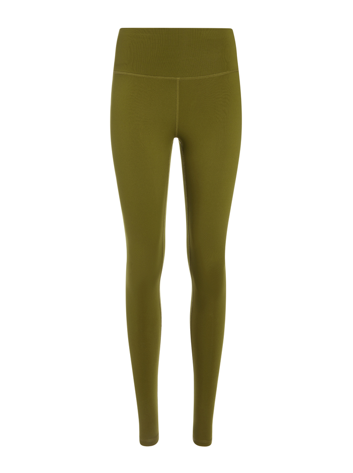 AARON HIGH WAISTED LEGGING - OLIVE image 5 - Alice And Olivia