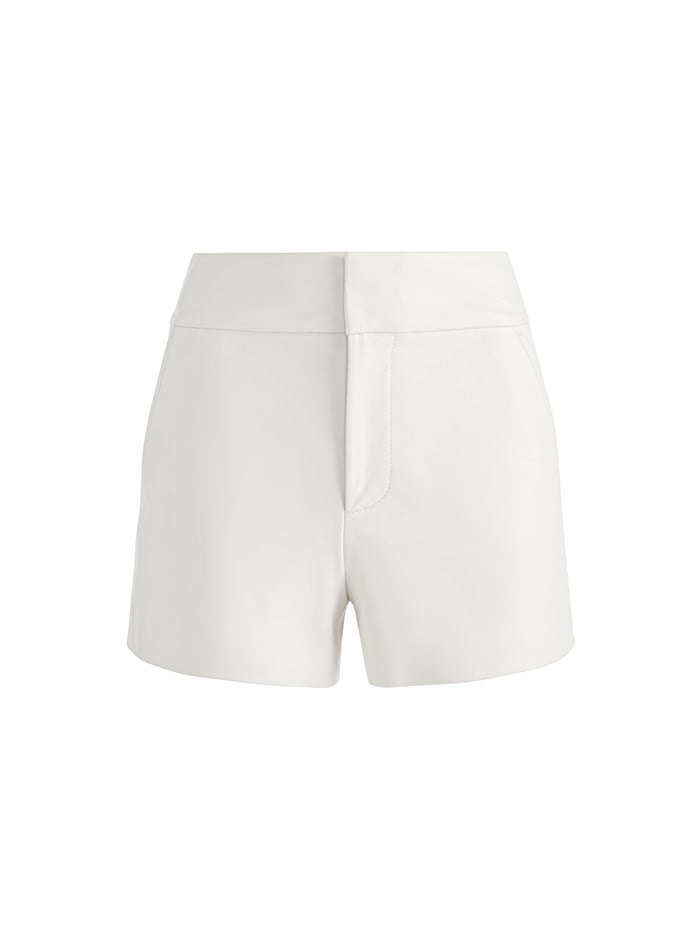 CADY LEATHER SHORT - WHITE image 5 - Alice And Olivia