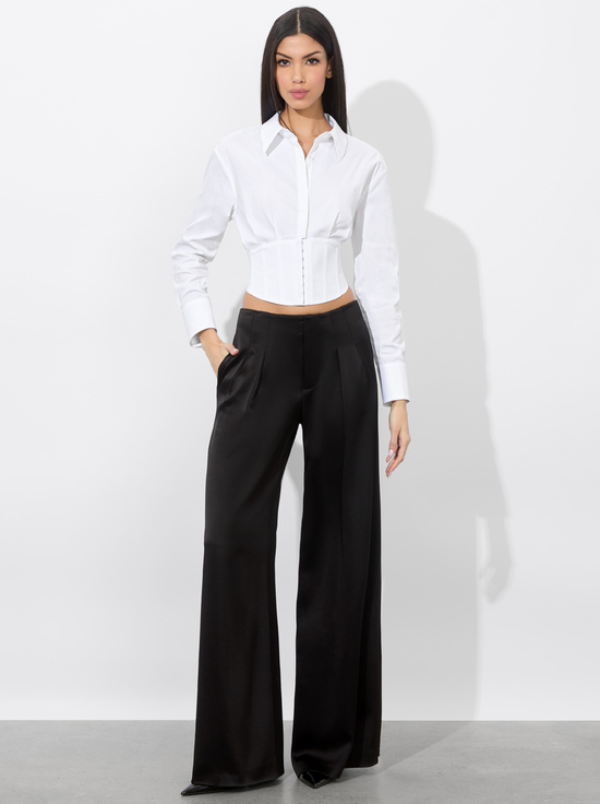 OFF WHITE-EDIE CORSET BUTTON DOWN