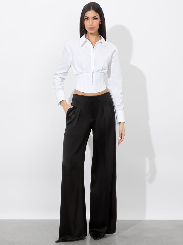 EDIE CORSET TOP - OFF WHITE image 4 - Alice And Olivia