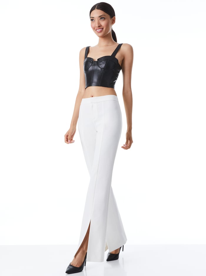 WALKER PANT - OFF WHITE image 4 - Alice And Olivia