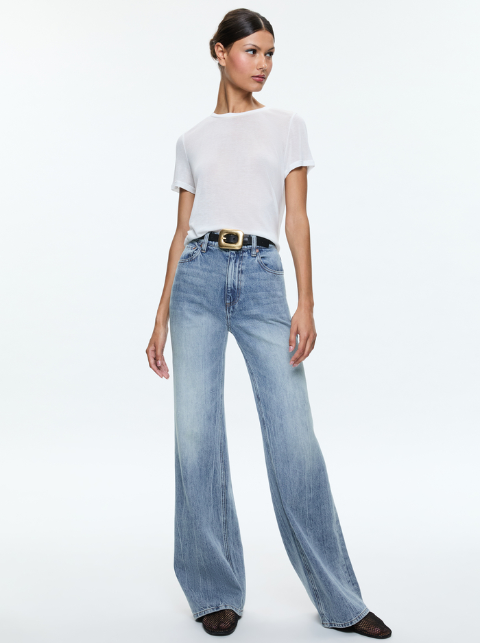 CINDY CROPPED TEE - OFF WHITE image 1 - Alice And Olivia