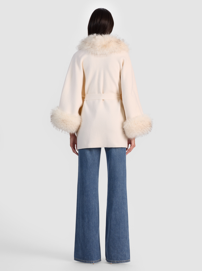 JOANNE SWEATER COAT - ECRU image 2 - Alice And Olivia