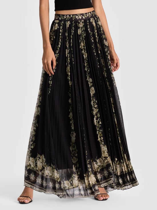 FREE FALLING-KATZ PLEATED MAXI SKIRT