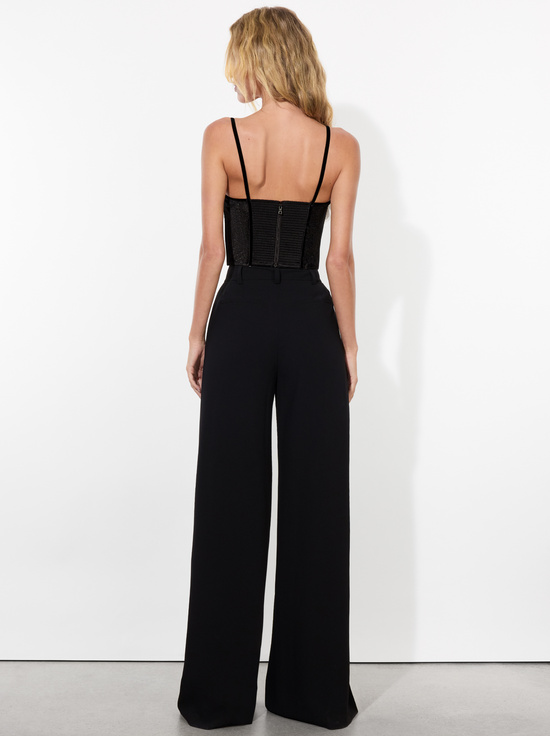 BLACK-DENNA VELVET CORSET